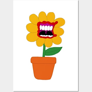 Flower Pot Posters and Art